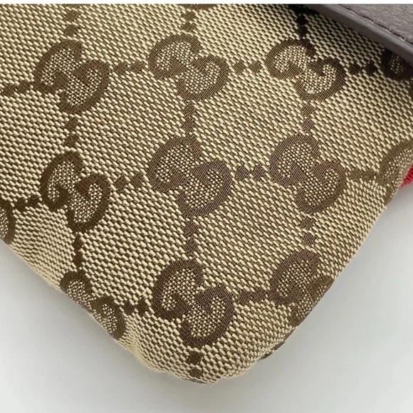 AUTHENTIC Gucci GG Canvas SHERRY LINE Sling Bag W/Dustabg - Picture 12 of 17